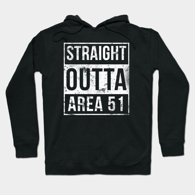 Straight Outta Area 51 Ruined Hoodie by FlowrenceNick00